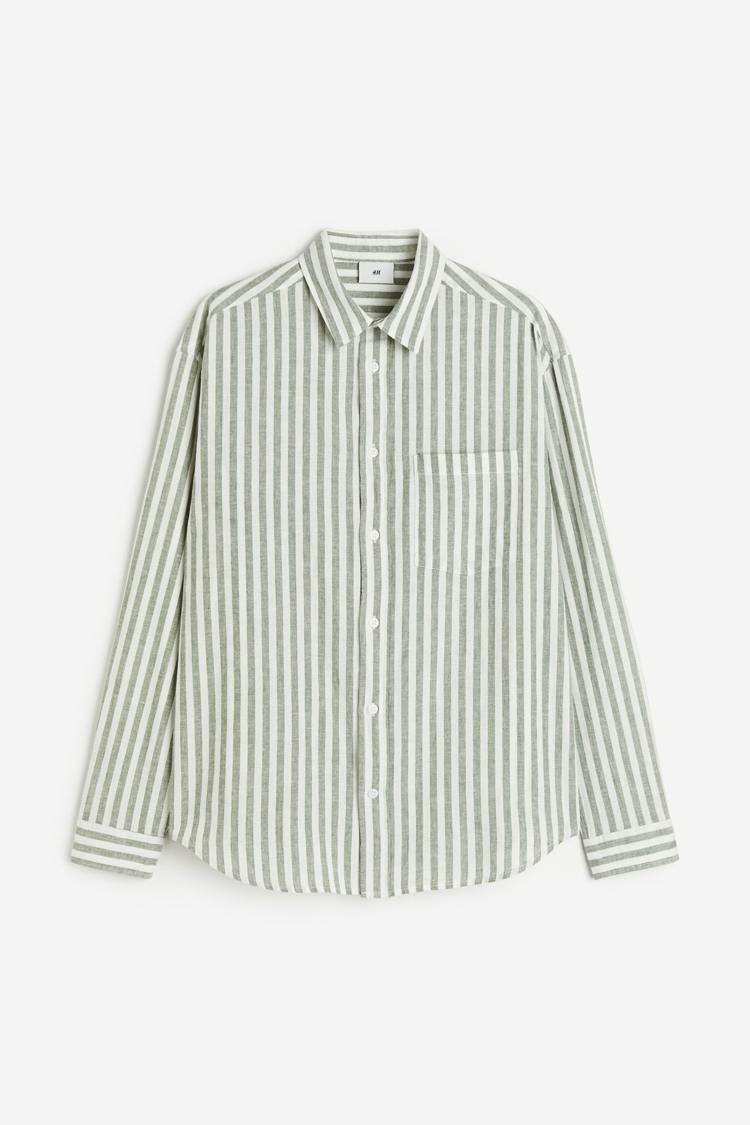 Relaxed Fit Linen-blend shirt - Bentall